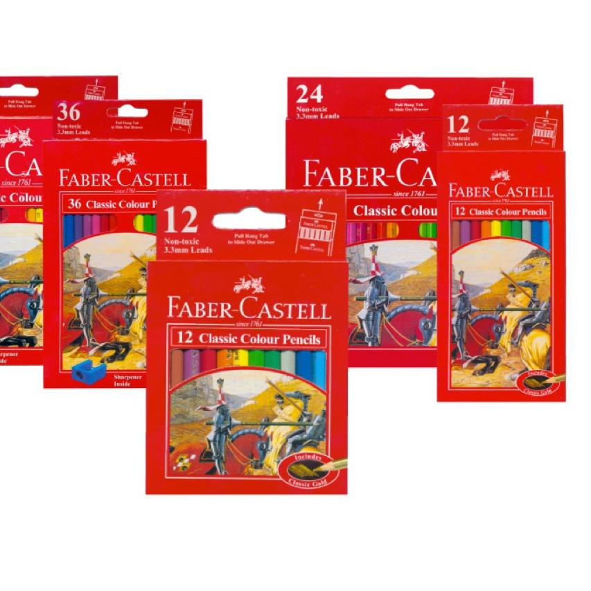 

limited Edition✔️Pensil Warna / Colored Pencils - Classic Colour Pencil Faber Castell 12 / 24 / 36 / 48 Warna MURAH|KD7