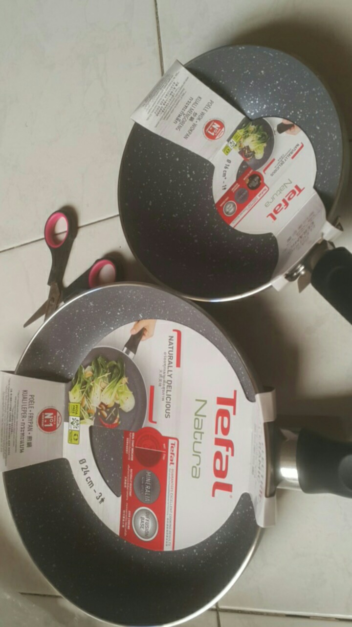 Natura Package 5 Wajan Panci Set Penggorengan Anti Lengket