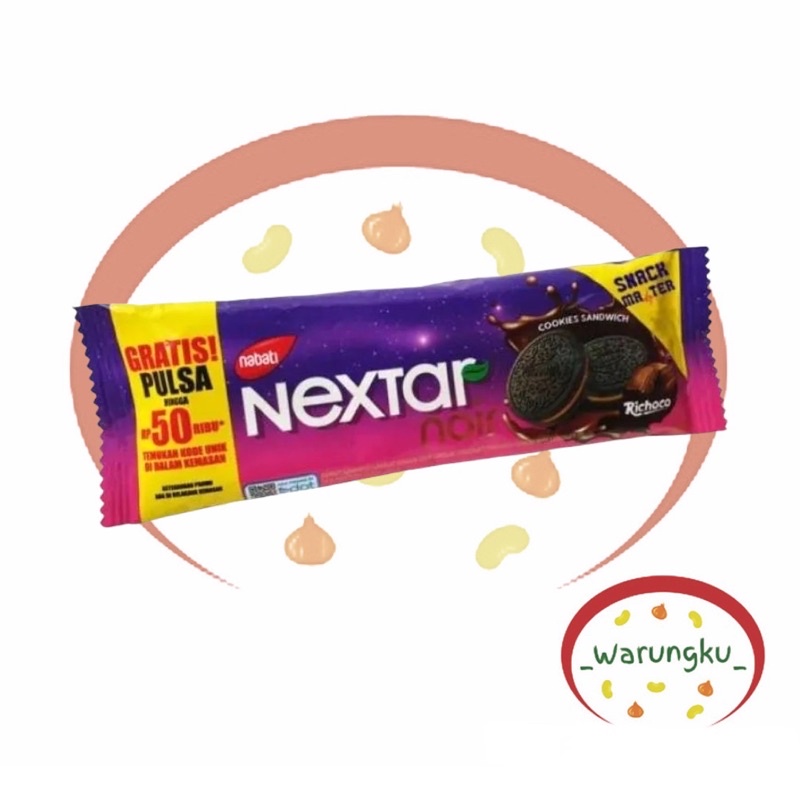 NEXTAR Noir Biskuit Cookies Nastar Kukis Rasa Cookies &amp; Cream