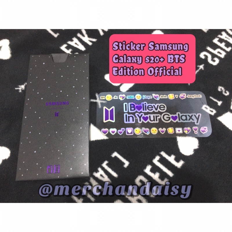 Sticker Samsung galaxy s20+ BTS Edition Official