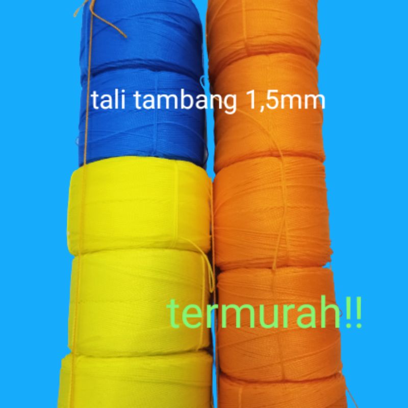 Tali Tambang Kecil 1,5mm / Tambang PE 1,5mm MURAH +/- 150 Meter Tali kecil