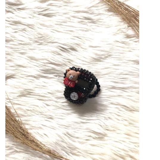 (SIAP KIRIM) TASBIH DIGITAL SWAROVSKI (BLACK SERIES CINCIN MUTIARA) TASBIH DIGITAL BLINK-BLINK TASBI