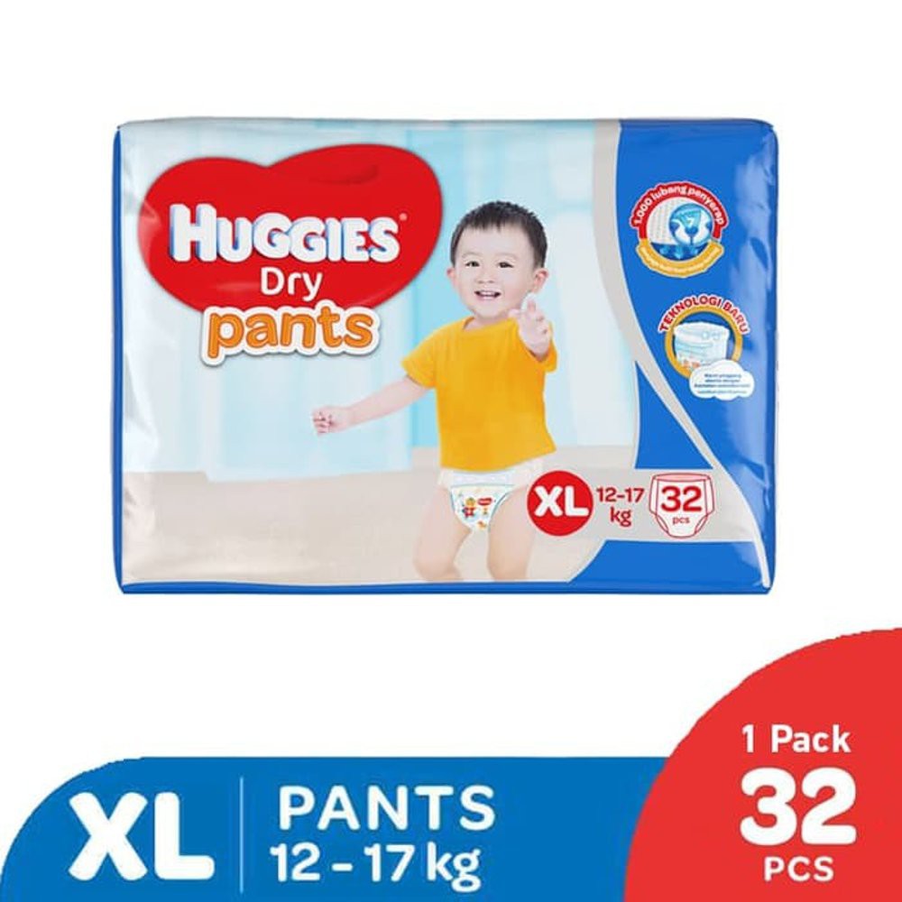 Huggies Baby Dry Pants XL32