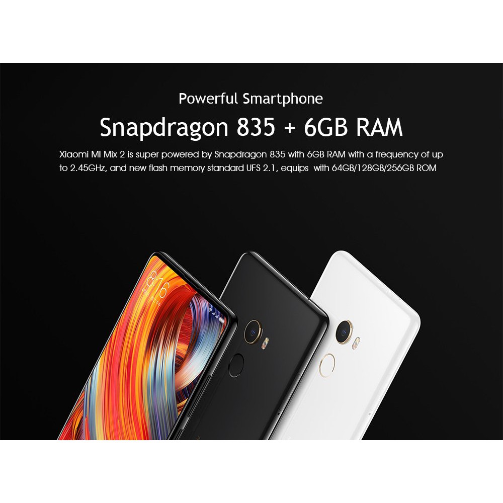 XIAOMI MI MIX 2 64GB RAM 6GB ORI