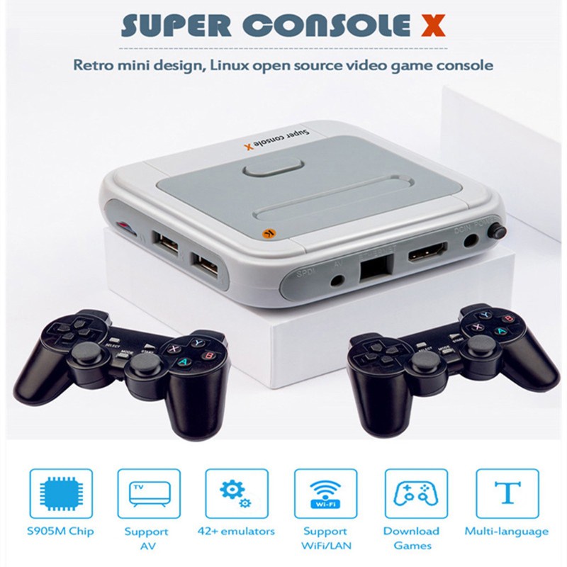 Zzz Super Console X Pro Klasik Retro Built-In 41000 + 33000 Permainan