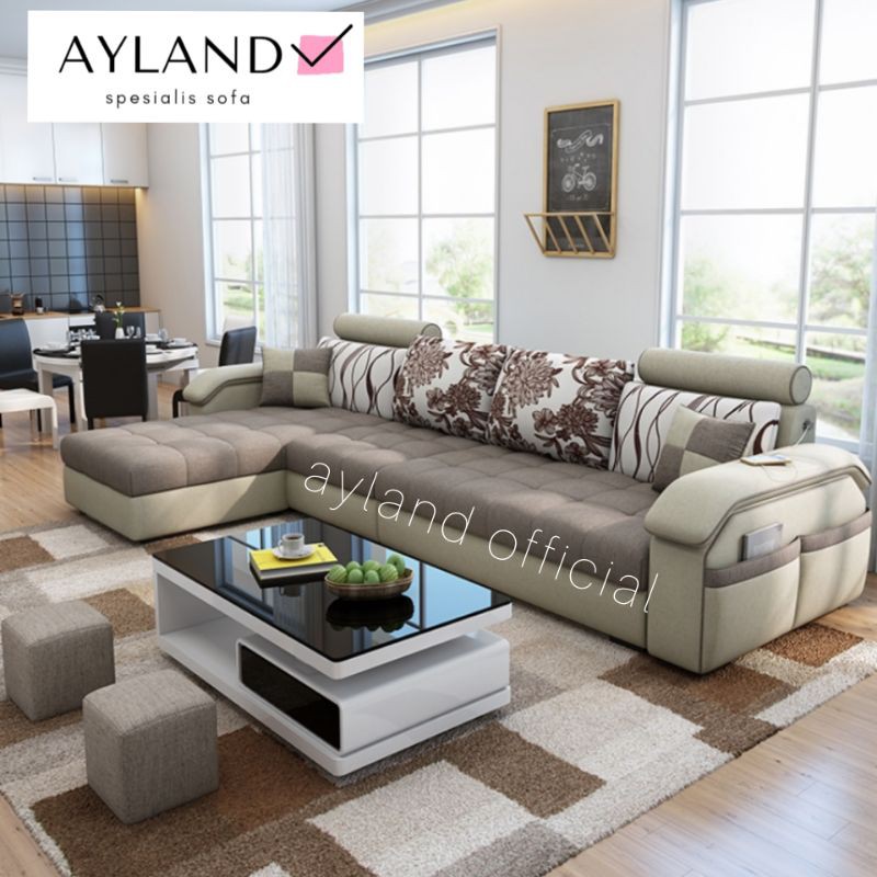 Sofa Modern Leter L Ruang Tamu Minimalis