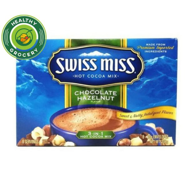 

Swiss Miss Hot Cocoa Mix Chocolate Hazelnut Bubuk Minuman Kakao Rasa Cokelat Hazelnut 208gr