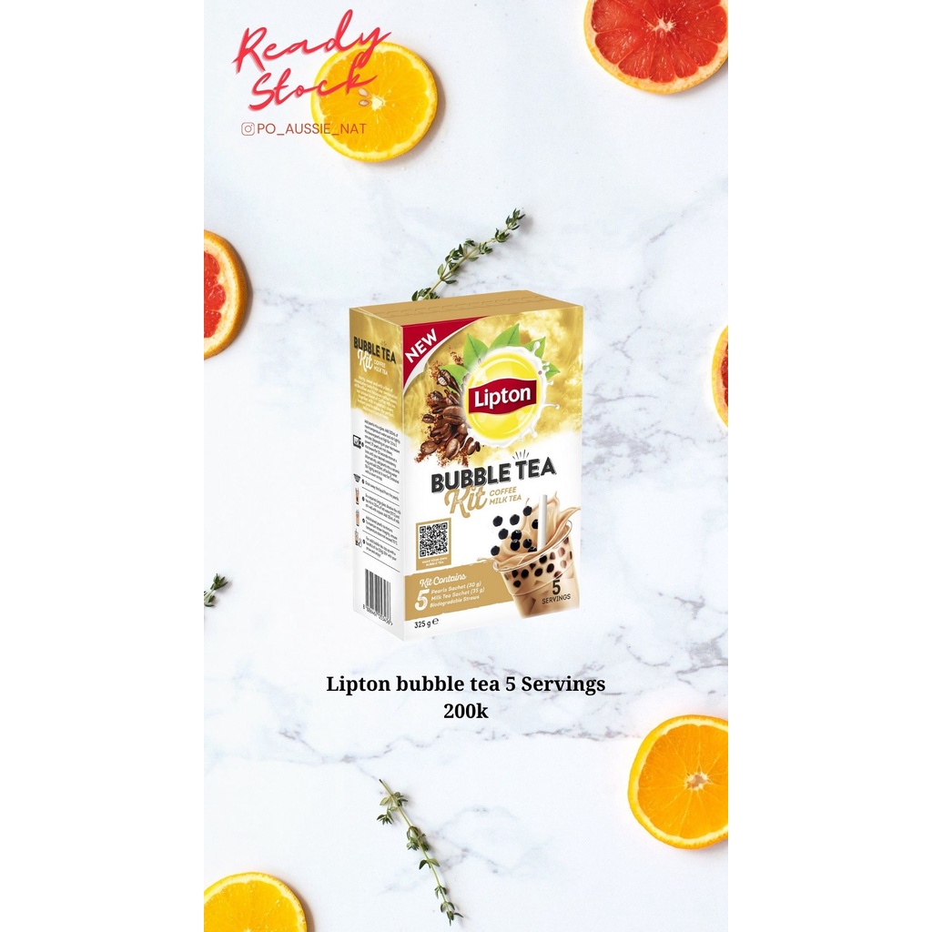 

Lipton Bubble Tea Kit Coffee Milk Tea | DIY Bubble Tea