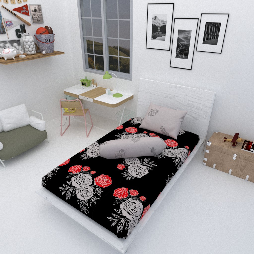 Sprei Lovella Single 90 X 200 - Bilal - Sprei Lembut Dan Tidak Mudah Luntur