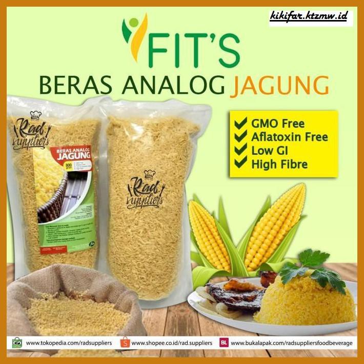 

ANEKA-BERAS- FIT'S BERAS ANALOG JAGUNG 800GRAM, RENDAH GULA, COCOK UTK DIABETES!! -BERAS-SEHAT.