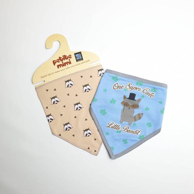 Slabber Petite Mimi 2in1 /Tatakan Iler/Slaber Bib 2in1 Petite Mimi