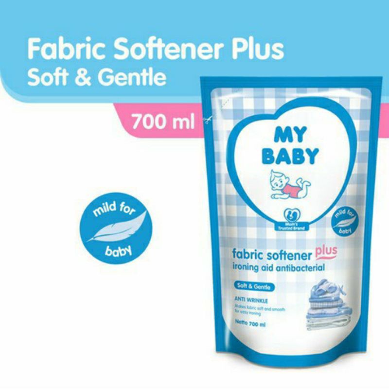 My Baby Fabric Softener + Ironing Aid 700ml- PELEMBUT Pakaian Bayi