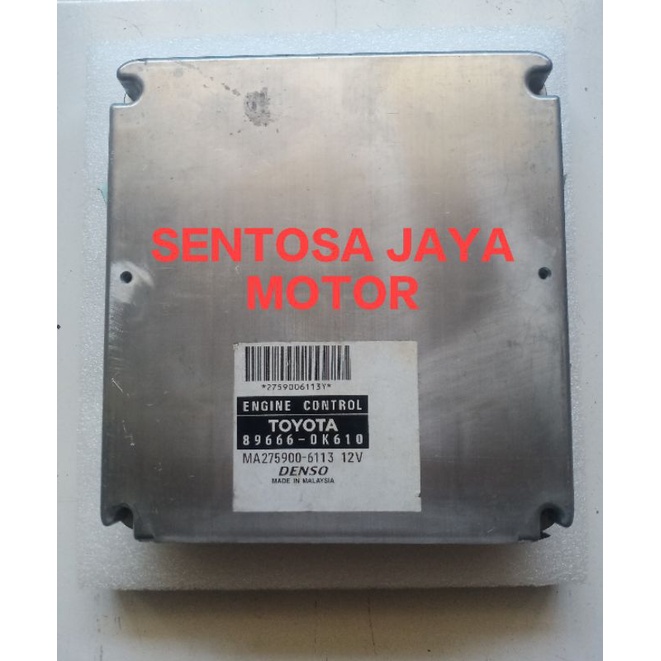 Ecu Komputer Computer Toyota Hilux Fortuner Diesel Matic Asli 89666-0K610 Original
