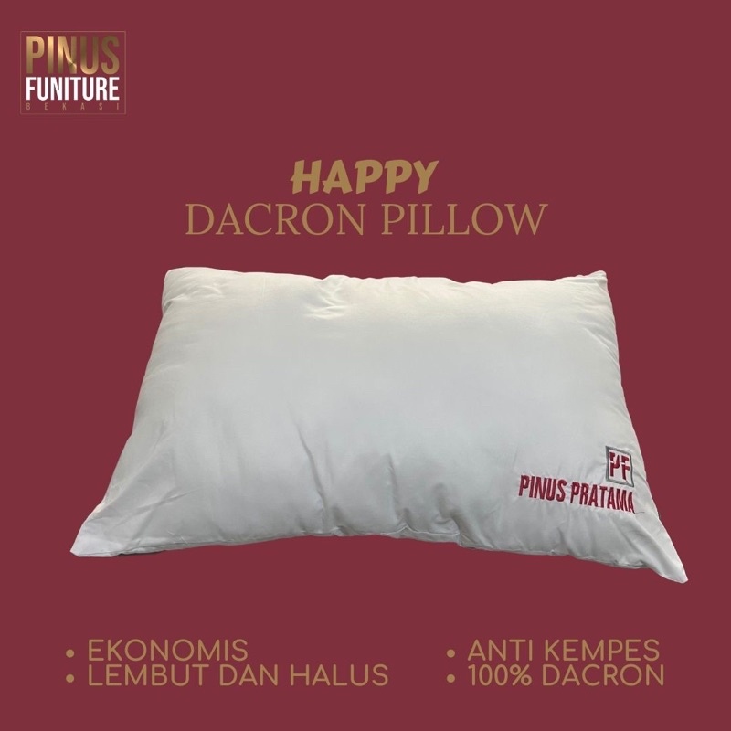 Bantal Dacron Happy / Happy Dacron Pillow (100% DACRON)