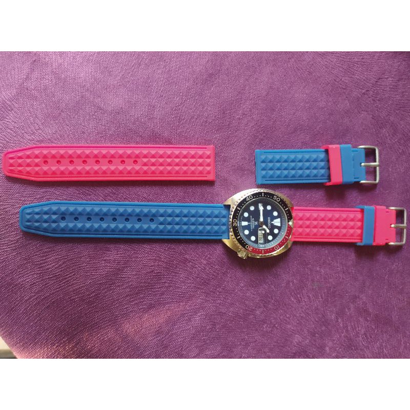 strap tali Jam tangan Seiko Diver kombinas