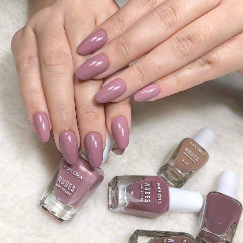 IMPLORA Nail Polish (NEW) (✔️BPOM) Kutek Red|Clear|Nudes| // KUTEK KUKU CANTIK