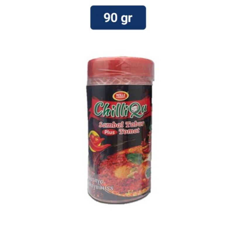 

Sambal Tabur Chilliqu sachet 12x7gr 90 gr