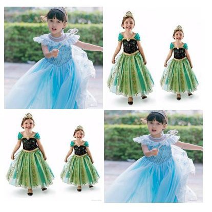 [Brandedbaby] B2W2 DRESS PRINCESS ANAK IMPORT / KOSTUM PRINCESS ANAK PEREMPUAN / BAJU ULANG TAHUN KOSTUM FROZEN