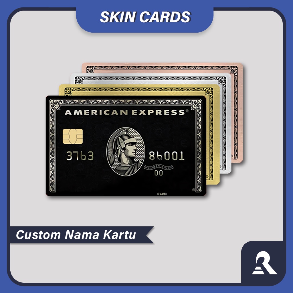American Express Version (Skin / Sticker Kartu ATM, Flazz, Debit/Kredit) | Sticker ATM, Skin Card Mu