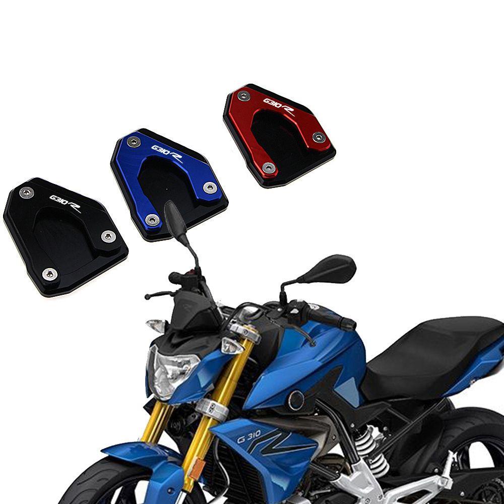 Populer Bantalan Pembesar Ekstensi Kaki Baru Side Stand Foot Support Side Kick Stand Untuk BMW G310R 17-18