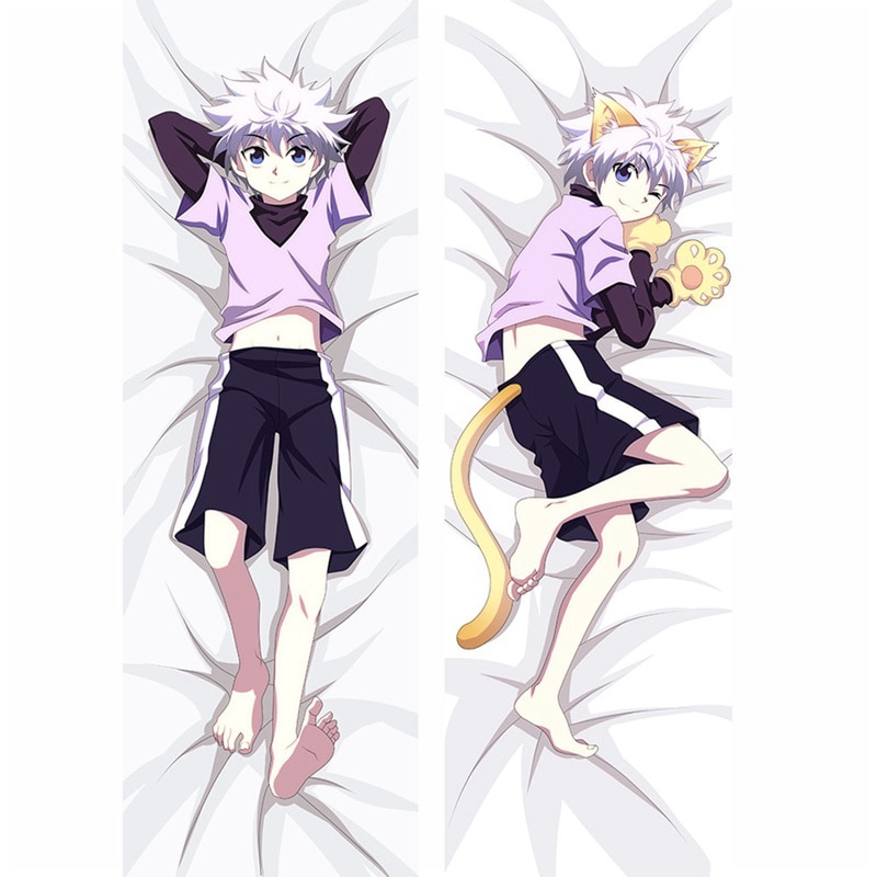 PREORDER Anime Hunter X Hunter Killua Zoldyck Cosplay Hugging Body Pillow Cover Case 2- Side Printed