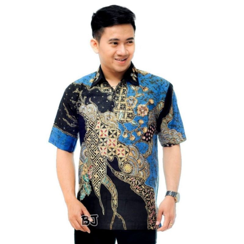 Kemeja Batik Tulis Lengan Pendek / Hem Batik Tulis Batik Pria Batik Pekalongan