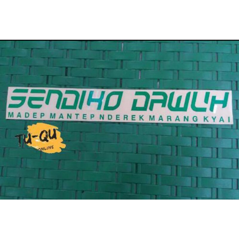 Stiker Sendiko Dawuh