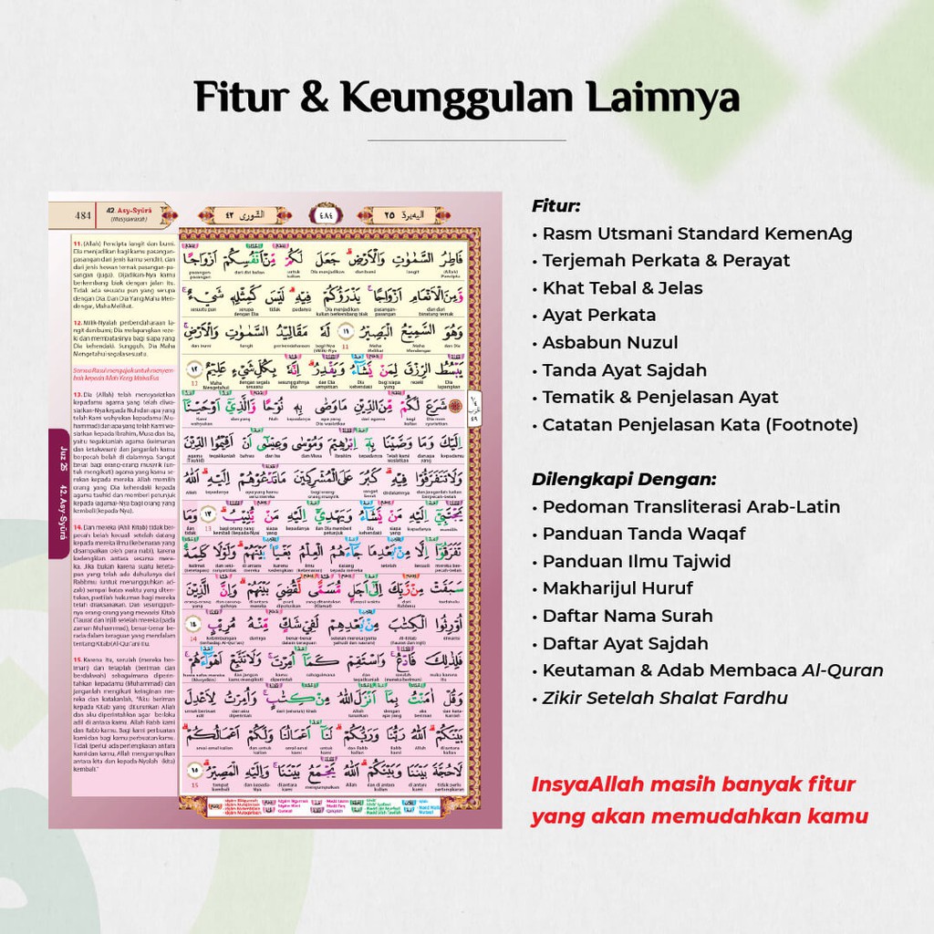 Al-Quran Al-Fathan A5 METODE TAFAHHUM - Menghafal dan Paham Arti Penerbit Alfatih Quran