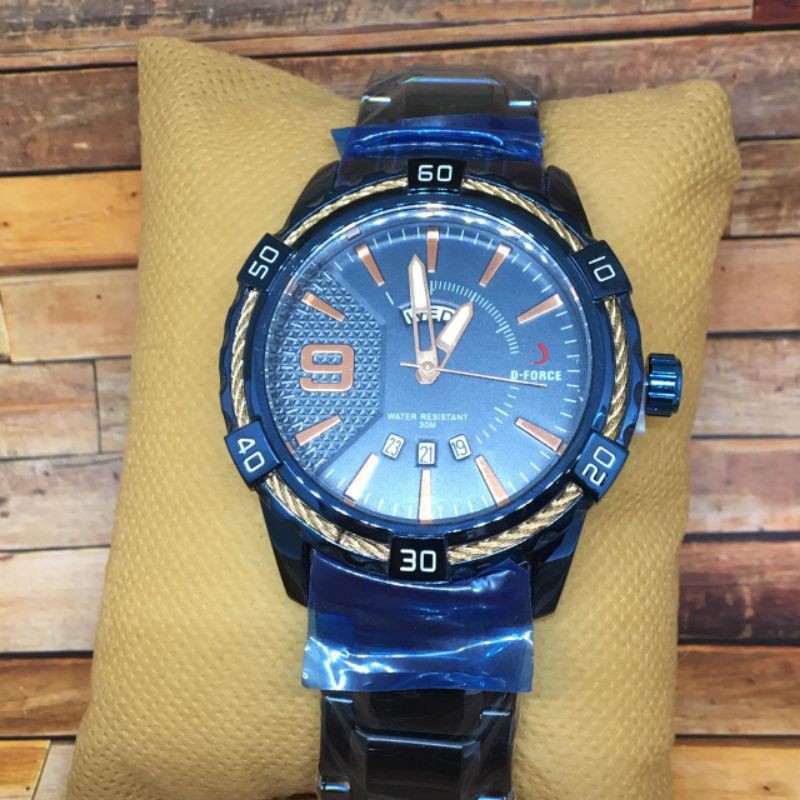 jam tangan pria rantai D Force DFHT001
