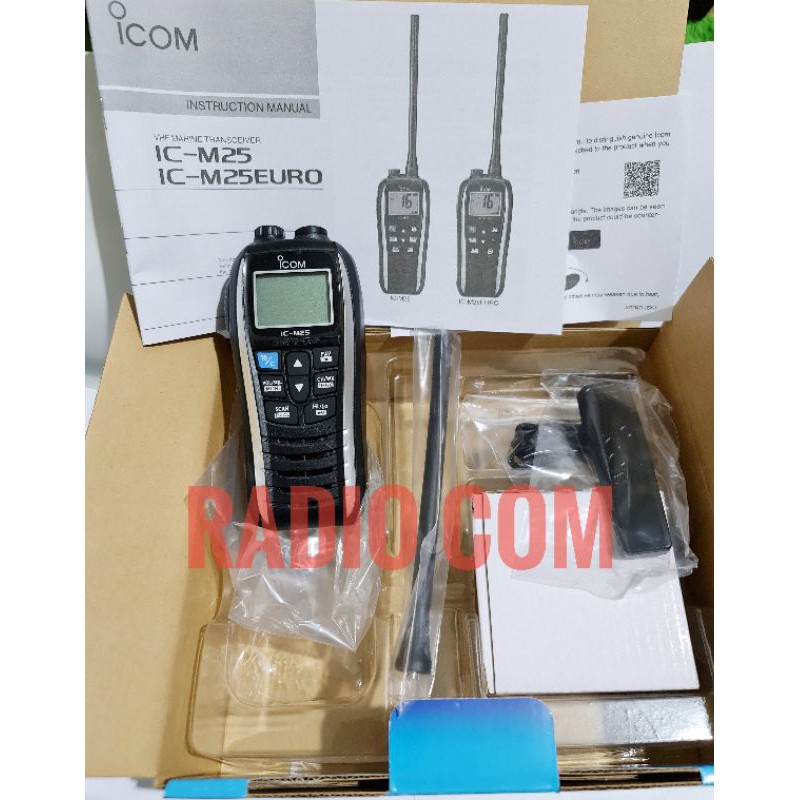 HT ICOM IC M25 VHF MARINE MURAH - HT WATERPROOF ICOM IC-M25 MURAH HT ICOM IC M25 BUKAN ICOM M24