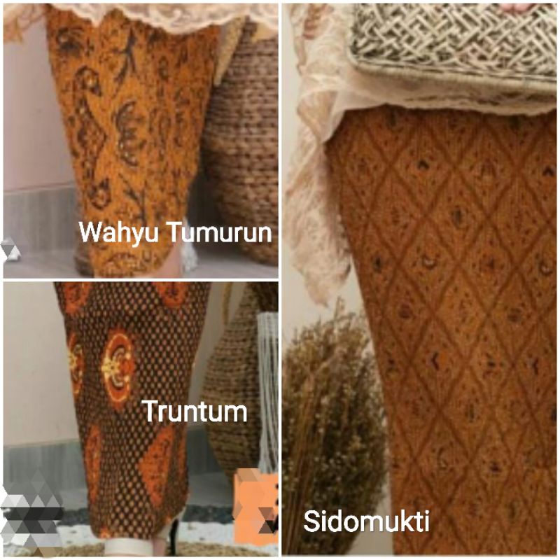 RZ - COD Set Kebaya JUMBO Ld 140cm ANDIEN SET by Zikra. Atasan brokat lapis furing dan rok plisket-7