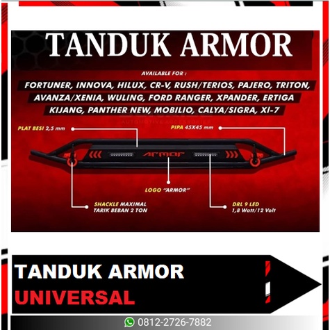 TANDUK GUARD MODEL ARMOR UNIVERSAL