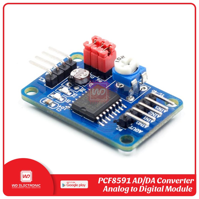 PCF8591 ANALAG TO DIGITAL CONVERTER MODULE