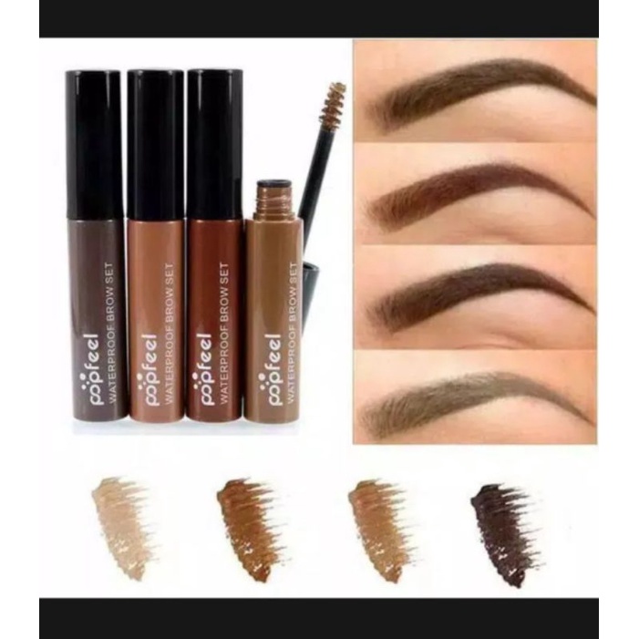 POPFEEL eyebrow gel anti termurah MASKARA PENSIL ALIS MATA