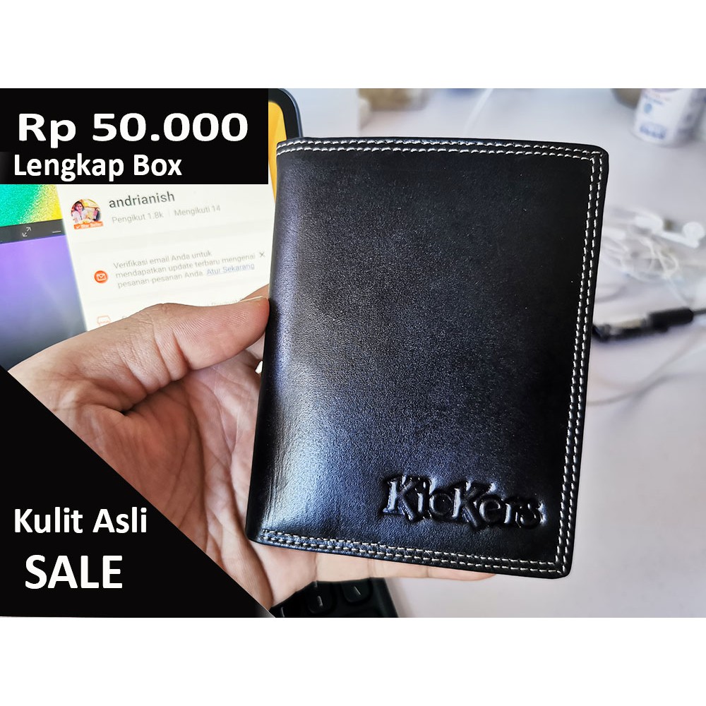 DiskoN Dompet kulit Pria asli