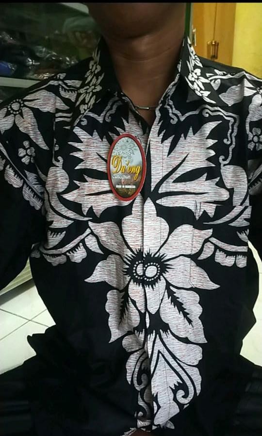 Bswart Batik Hrb026 Kenongo Hem Pendek Padi Pekalongan M L Xl Batik Pria Murah Modern Grosir.