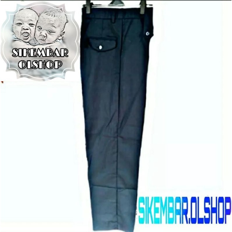 Celana PDH Satpam Security Dishub Biru Dongker. Kualitas Terbaik 
