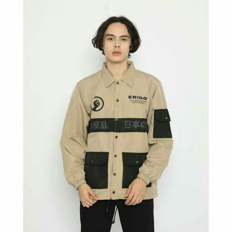 COD JACKET COACH ERIGO APPAREL SEMI WATERPROOF/SWEATHER JAKET BANDUNG/ERIGO JAPAN JAKET MUSIM HUJAN/