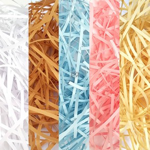 

[BS 493] Kertas Potongan Cacah Helai Shredder Paper Alas Tatakan Kemasan Pengisi Kado Craft Box Void Filler