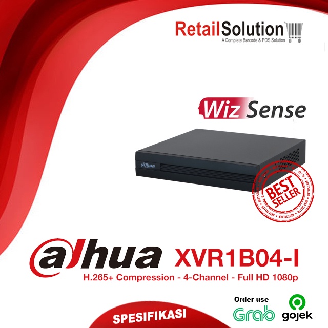 DVR CCTV 4 Channel Full HD - Dahua XVR1B04I / XVR1B04-I / XVR 1B04-I