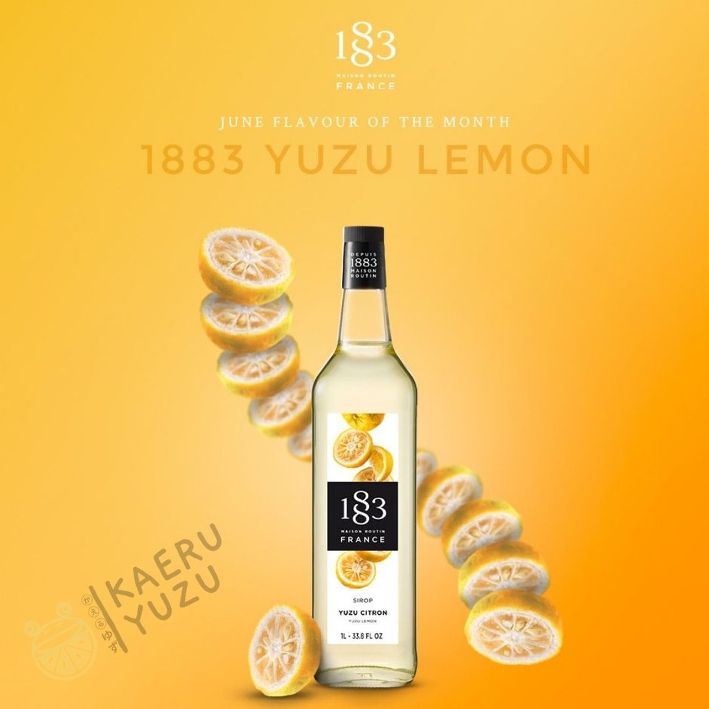 Syrup Maison Routin France 1883 Syrup Yuzu Citron Sirup Yuzu Lemon 1liter Shopee Indonesia
