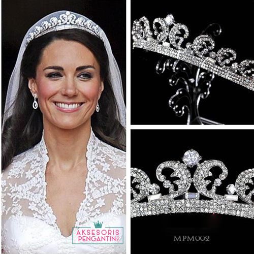 [PALING LARIS] MAHKOTA PENGANTIN AKSESORIS WANITA CROWN WEDDING SILVER MPM002