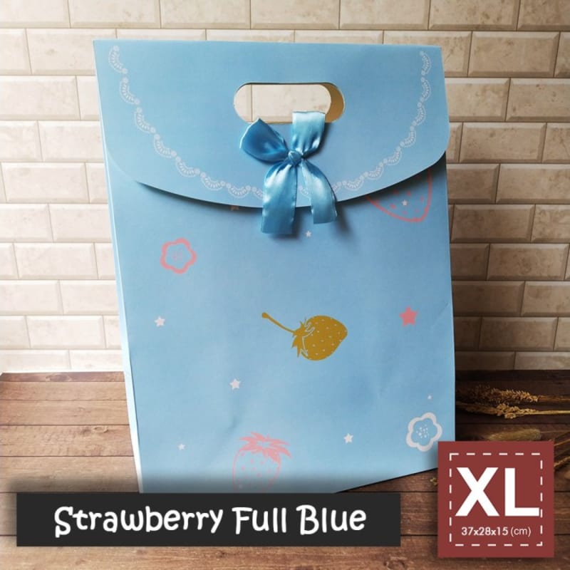 

Paper Bag Motif Ukuran XL / Tas Kertas Kado - STRAWBERRY