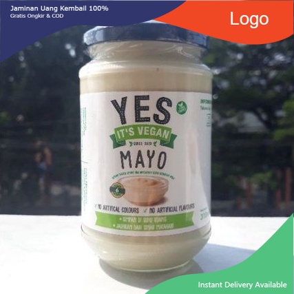 

Yes It's Vegan Mayo - Mayonnaise 310 ml Soya Bean Oil Vegetarian