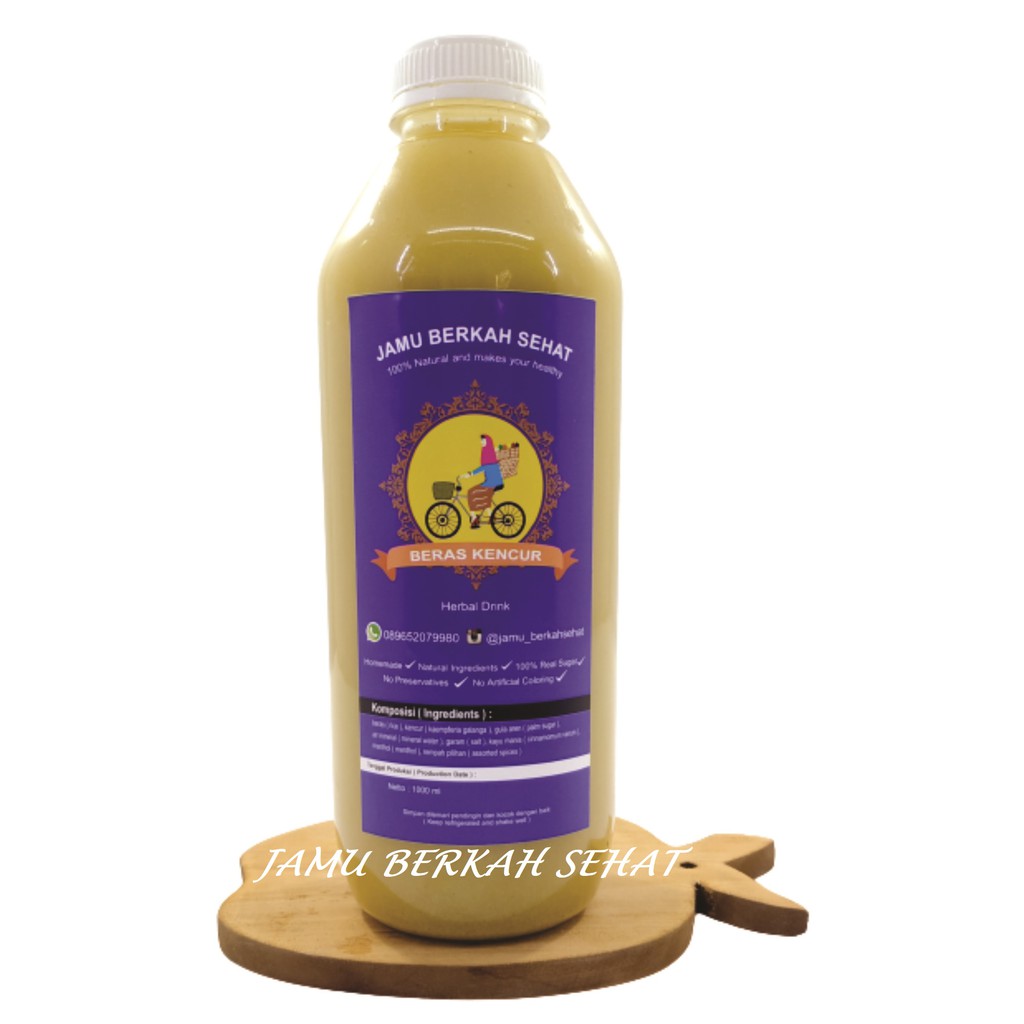 

Jamu Beras Kencur / Susu Jahe 1000 ML Jamu Berkah Sehat