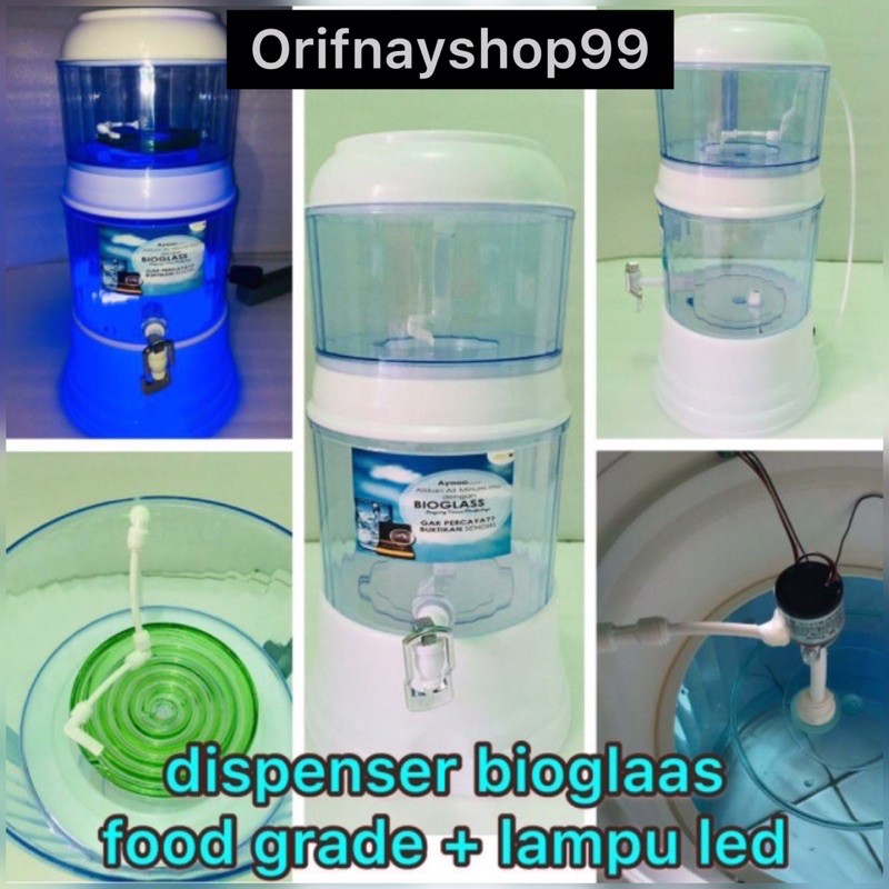 GALON SULING BIOGLAS MCI DISPENSER suling bioglass mci 18 liter dispenser bioglass food grade