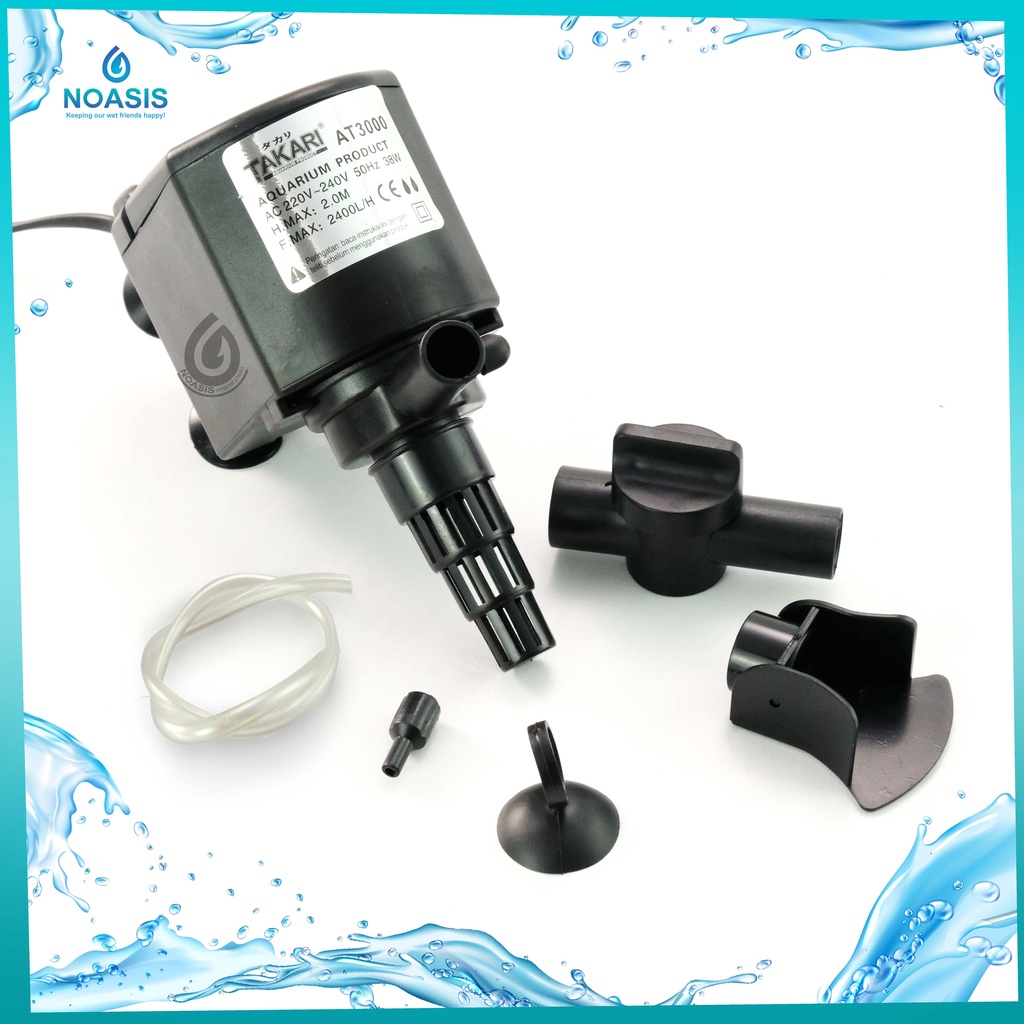 POMPA AIR POWER HEAD AQUARIUM TAKARI AT 3000 SUBMERSIBLE PUMP