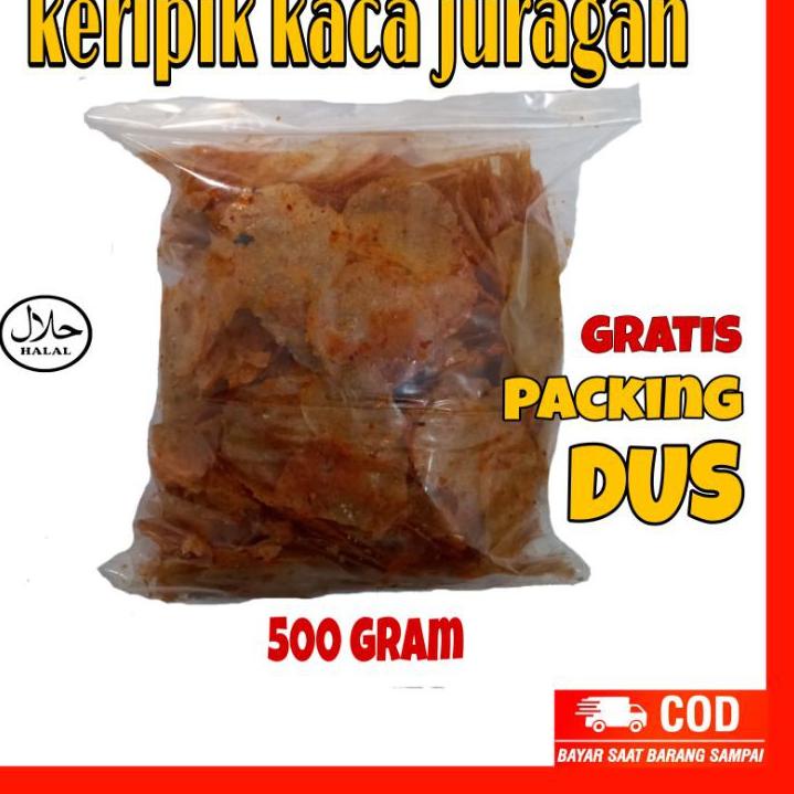 

⁂ Keripik Kaca 500gr Kripik Kaca Pedas Daun Jeruk Kripca ㅁ