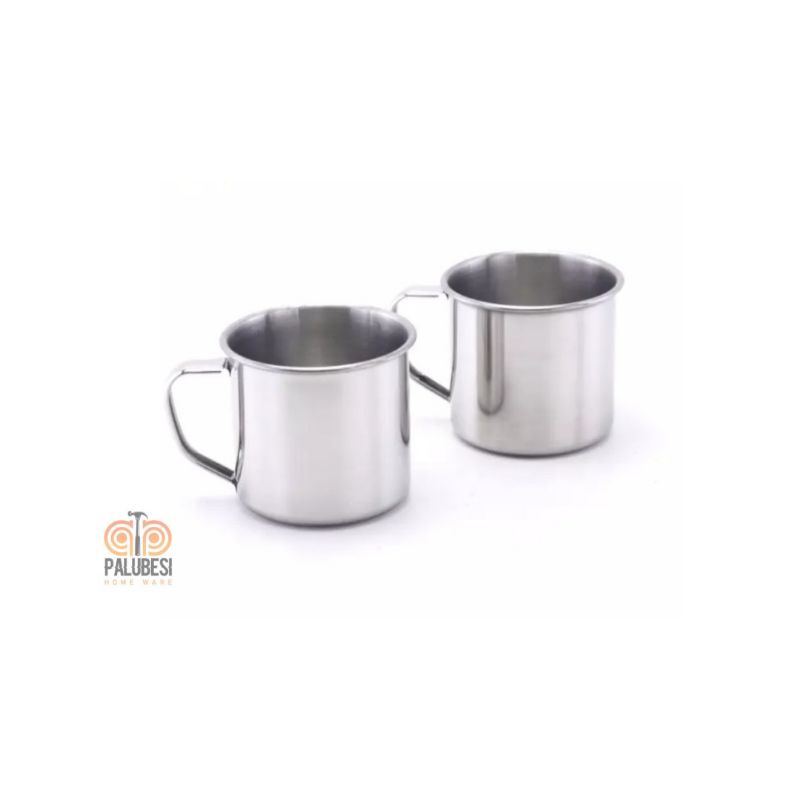 Mug Gelas Stainless / Mug Cafe Atau Outdoor mini