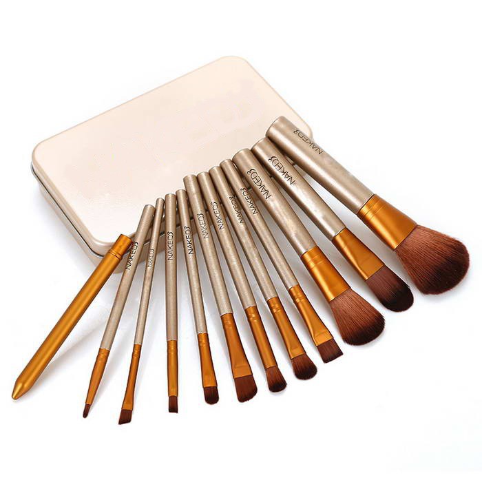 Kuas Make Up N3 Set isi 12Pcs - Makeup Brush